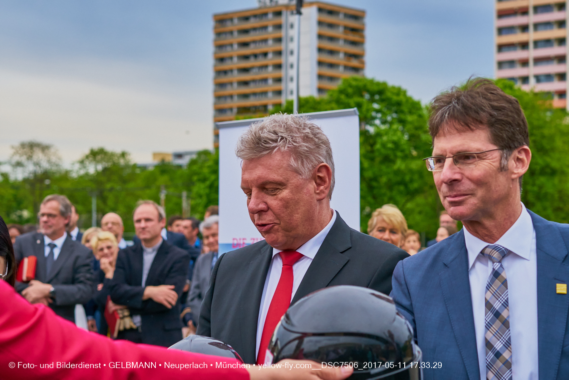 11. Mai 2017 - Grundsteinlegung für die LOGE und dem Kulturquadrat in Neuperlach
